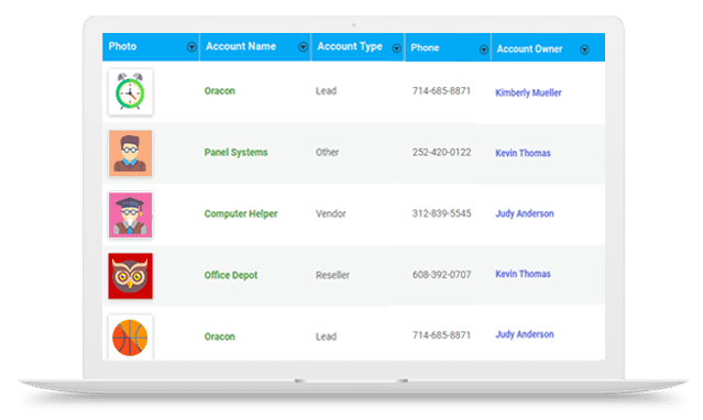 cloudapper-Simple-CRM-Account-Management