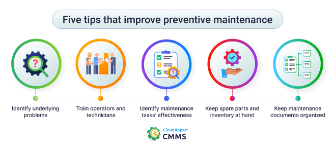 Preventive-maintenance-improvement-tips-CloudApper-CMMS