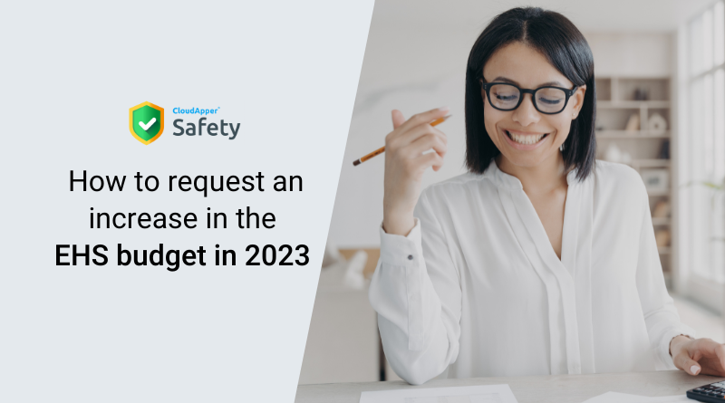 How to request an increase in the EHS budget in 2023