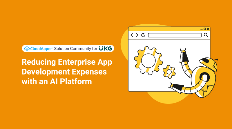 Reducing Enterprise App Development Expenses With an AI Platform