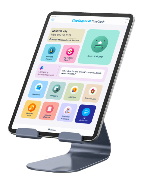 CloudApper-AI-Time-Clock