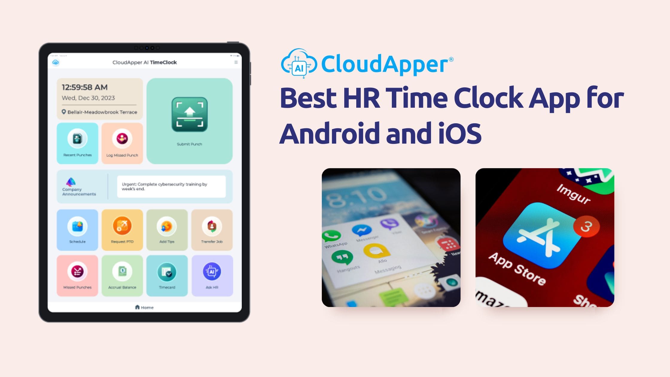 Best HR Time Clock App for Android and iOS