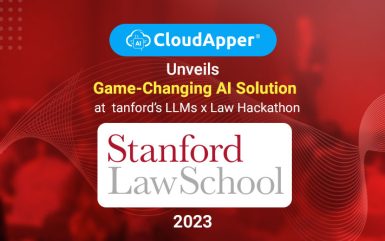CloudApper Unveils Game-Changing AI Solution at Stanford’s LLMs x Law Hackathon #2