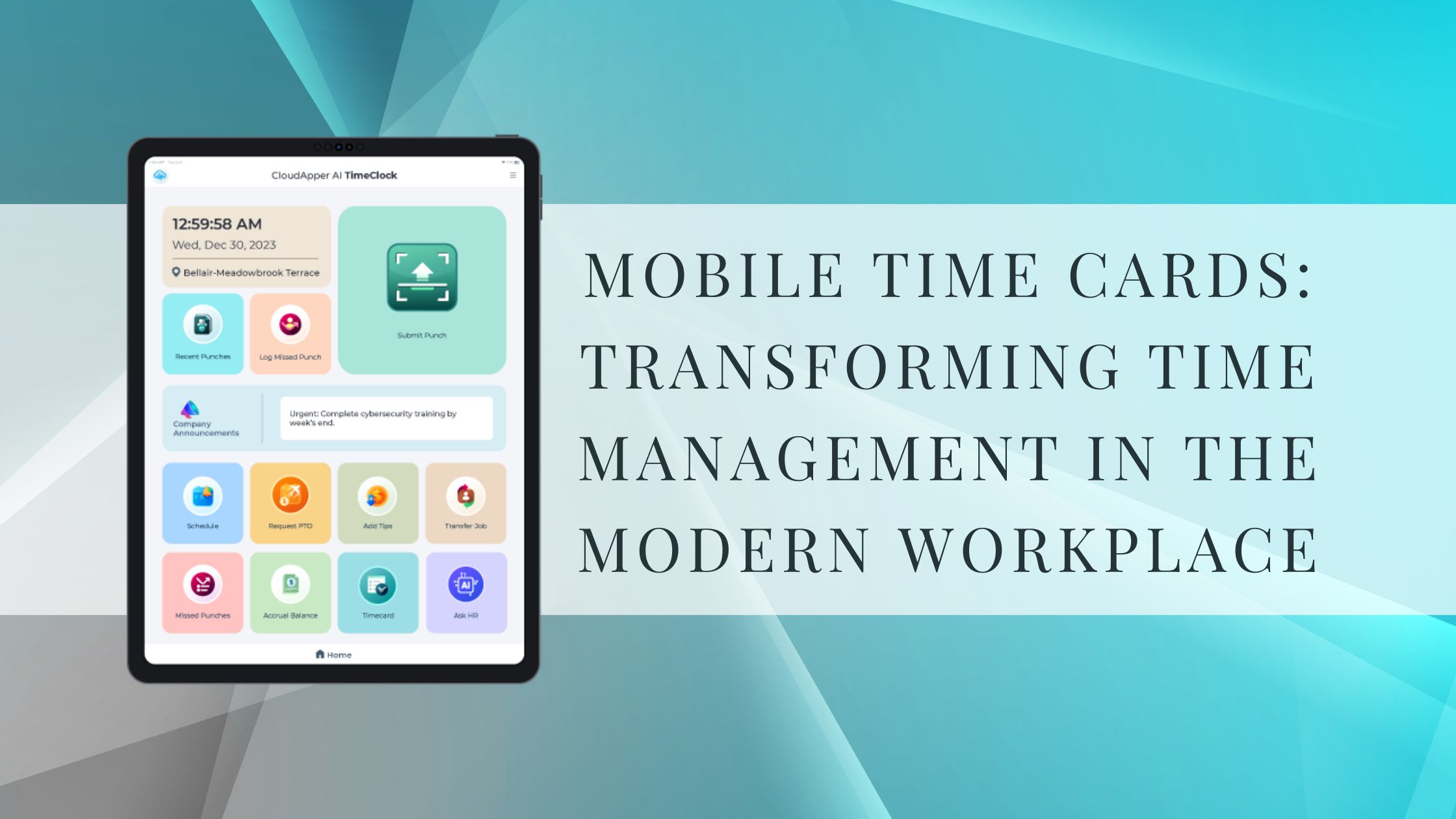 Mobile Time Cards Transforming Time Management in the Modern Workplace