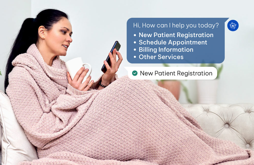patient registration with AI