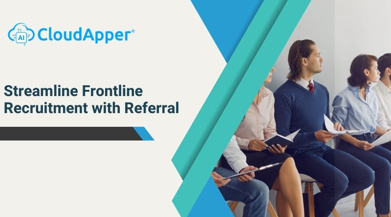 Streamline Frontline Recruitment with Referral In today's fast-paced business world, the impact of frontline recruitment on an organization's success cannot be overstated. Employers can enhance customer service, increase productivity, and cultivate a positive work environment by making the right hiring decisions. However, it is essential to note that the hiring process often presents numerous challenges. Recent studies have indicated that a significant proportion, up to 30%, of frontline employees choose to leave their positions after being hired but before commencing work due to the presence of onboarding procedures that are deemed ineffective and consume excessive amounts of time. To surmount these challenges, organizations must utilize state-of-the-art technologies like artificial intelligence (AI). Artificial intelligence (AI) has emerged as a transformative force in talent acquisition. A staggering 96% of senior HR professionals hold the belief that AI possesses the capacity to enhance significantly both talent acquisition and retention. In this article, we will introduce you to CloudApper's hrPad, a cutting-edge tablet/iPad-based artificial intelligence talent acquisition solution. By utilizing hrPad, your organization can conquer any recruitment obstacles that may arise. This powerful tool enables you to attract, engage, and retain the most exceptional individuals in the talent pool. hrPad Offers Streamlined Frontline Recruitment The hrPad by CloudApper is an innovative AI talent acquisition solution. It can turn any iPad or tablet into a specialized HR assistant. This assistant is specifically created to provide support and empowerment to frontline employees. The utilization of artificial intelligence in this cutting-edge tool enhances the efficiency of the recruitment process, simplifying the task of organizations in attracting, identifying, and hiring competent candidates. hrPad is a versatile tool that can be tailored to suit the specific HR needs of various industries, including healthcare, retail, manufacturing, and hospitality. Use Cases of hrPad's Streamlined Frontline Recruitment. Employee SMS Referral hrPad utilizes the influence of personal connections within the recruitment domain. The platform allows frontline employees to recommend people they know, such as acquaintances, friends, and family members, for possible job openings. The process is made quick and easy through a simple SMS referral system. Simplifying the candidate search not only makes the process easier but also encourages the current workforce to feel more involved and valued for their contributions. Resume Analysis In this era of data-driven decision-making, hrPad is leading the way with its advanced AI analytics capabilities. The platform can analyze resumes and help identify the essential skills, experiences, and qualifications that match the job requirements. By implementing this practice, it guarantees that only the most appropriate candidates are selected for consideration, thereby improving the effectiveness of the recruitment procedure. Self-Service Empowerment The Self-Service Empowerment feature within hrPad has been meticulously crafted to provide employees with a heightened sense of autonomy when it comes to managing their HR-related responsibilities. Users can conveniently and efficiently perform various time-related tasks, such as viewing and updating their work schedules, submitting time-off requests, and accessing timesheets. In addition, hrPad offers an AI assistant that promptly addresses any inquiries employees may have regarding HR matters. These inquiries may pertain to topics such as benefits, regulations, and procedures. The purpose of this feature is to provide a user-friendly and intuitive experience, allowing employees to effortlessly handle their time and schedules. Your Frontline's Referral Powerhouse Forget chasing resumes blindly. With referral-powered recruitment, you empower your existing frontline employees to become your best talent scouts. They know the ropes, the culture, and who thrives in your environment. CloudApper's hrPad makes this process seamless, turning every satisfied employee into a brand ambassador. Reduce hiring costs, streamline onboarding, and build a workforce forged from shared values and insider knowledge. Start your free trial of hrPad today and watch your recruiting landscape transform.