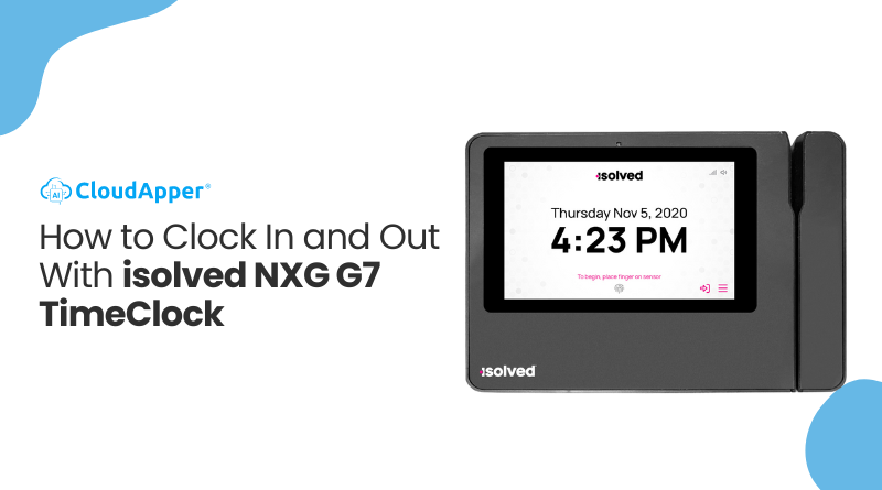 How to Clock In and Out With isolved NXG G7 TimeClock