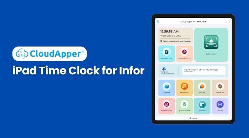 iPad Time Clock for Infor