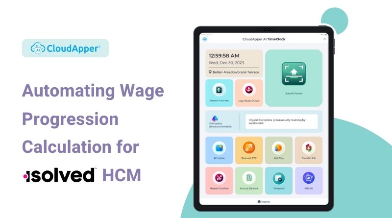Automating Wage Progression Calculation for isolved HCM