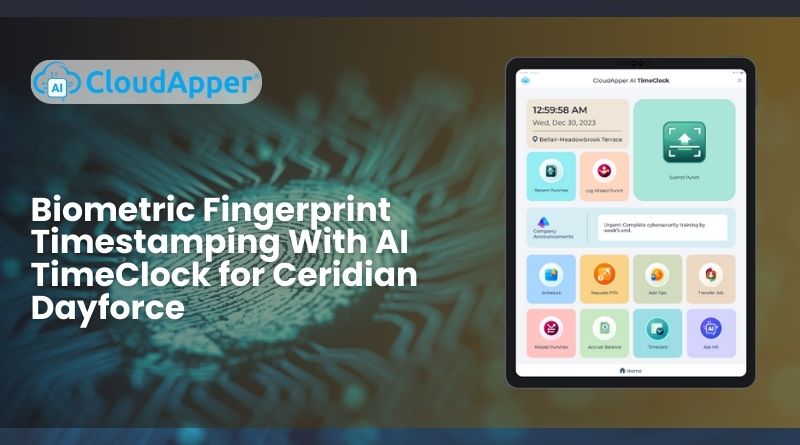 Biometric Fingerprint Timestamping With AI TimeClock for Ceridian Dayforce