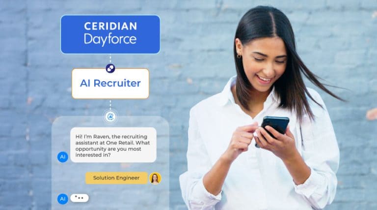 Sourcing Candidates from Ceridian Dayforce Recruiting with AI