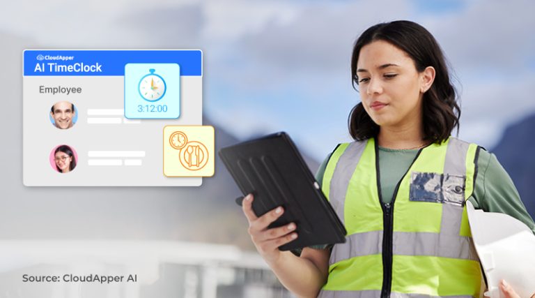 Blue Collar Employee Time Tracking Cost Savings with CloudApper AI ...