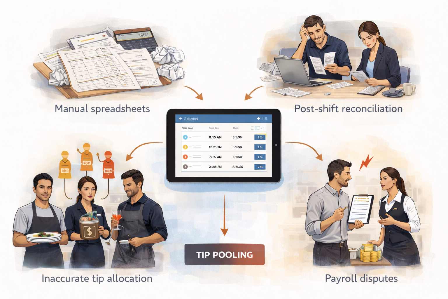 eliminates the most common operational problems