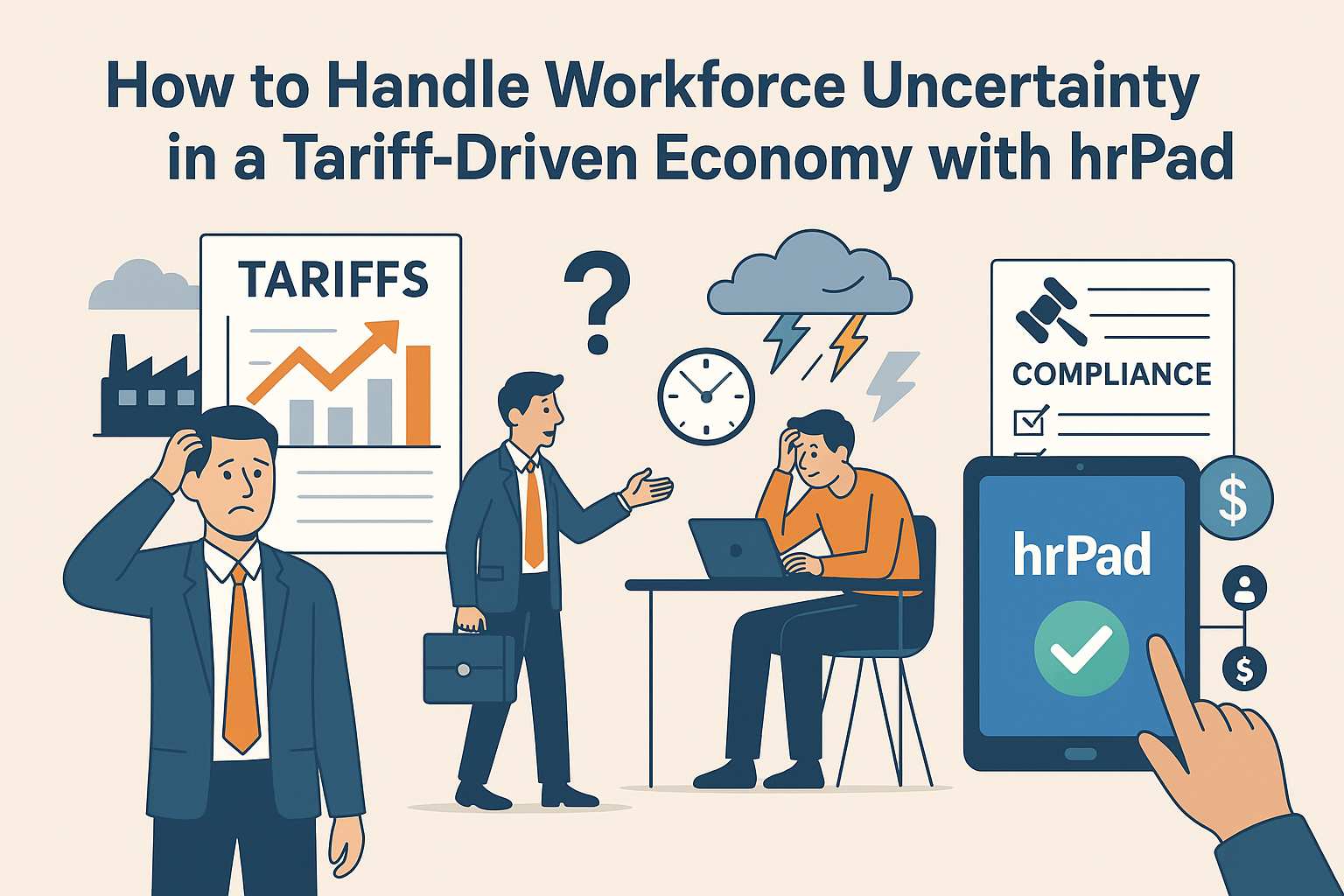 How to Handle Workforce Uncertainty in a Tariff-Driven Economy with hrPad