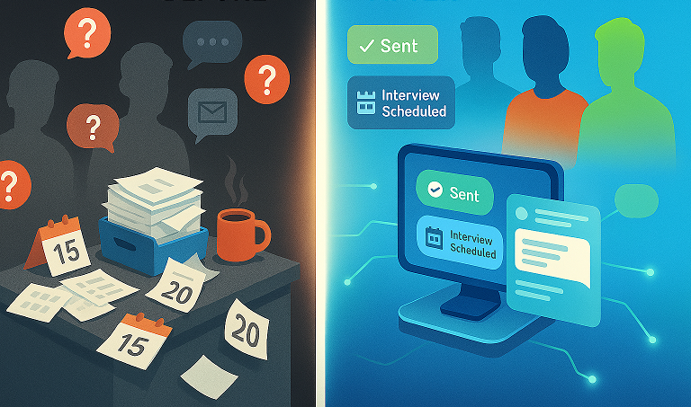 How To Reduce Candidate Ghosting with AI Recruiter