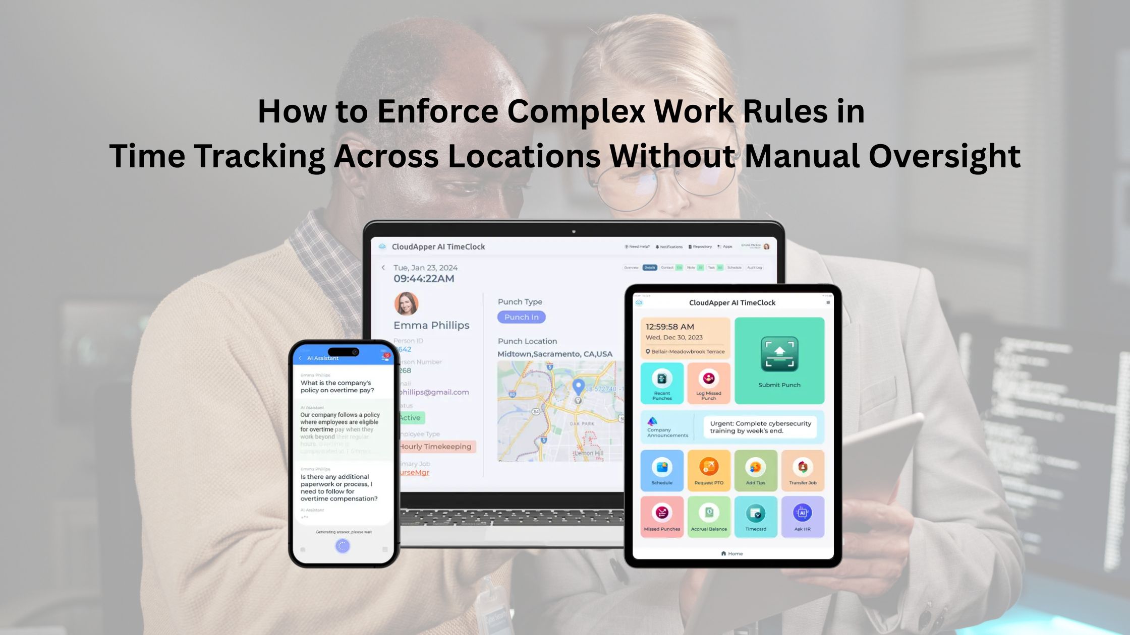 How to Enforce Complex Work Rules in Time Tracking Across Locations Without Manual Oversight