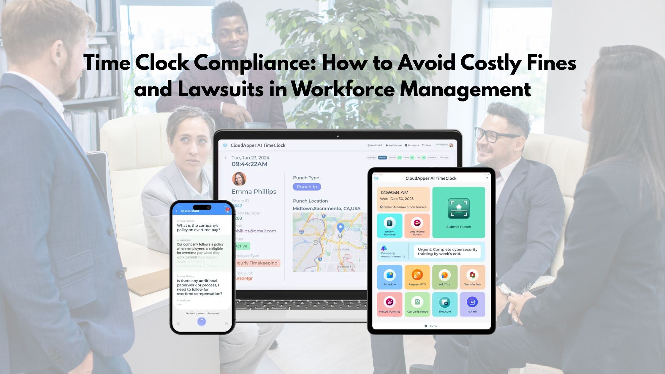 Time Clock Compliance: How to Avoid Costly Fines and Lawsuits in Workforce Management