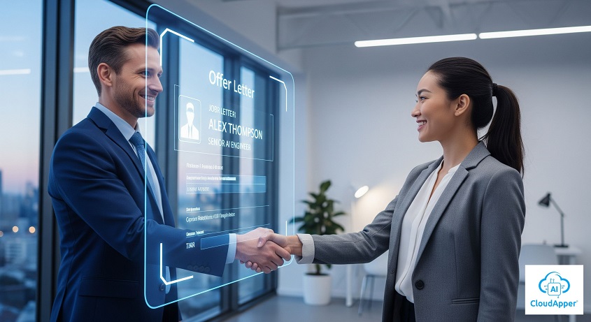 Automating Offer Letter Generation with CloudApper AI Recruiter