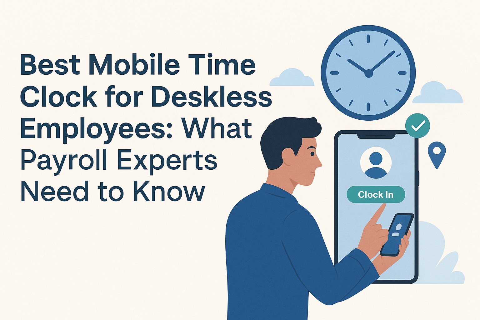 Best Mobile Time Clock for Deskless Employees: What Payroll Experts Need to Know