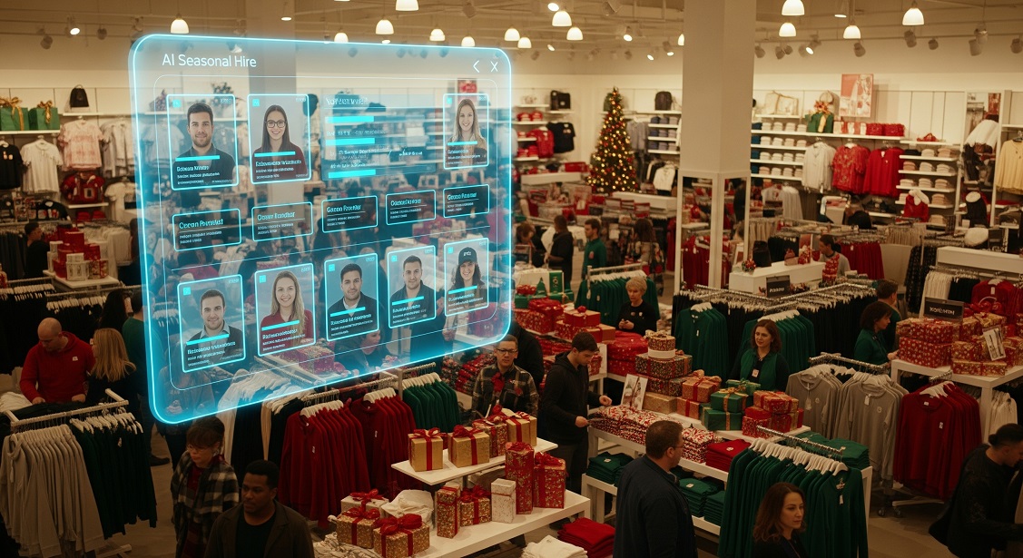 Retail Seasonal Hiring Surges Simplified with AI Recruiter
