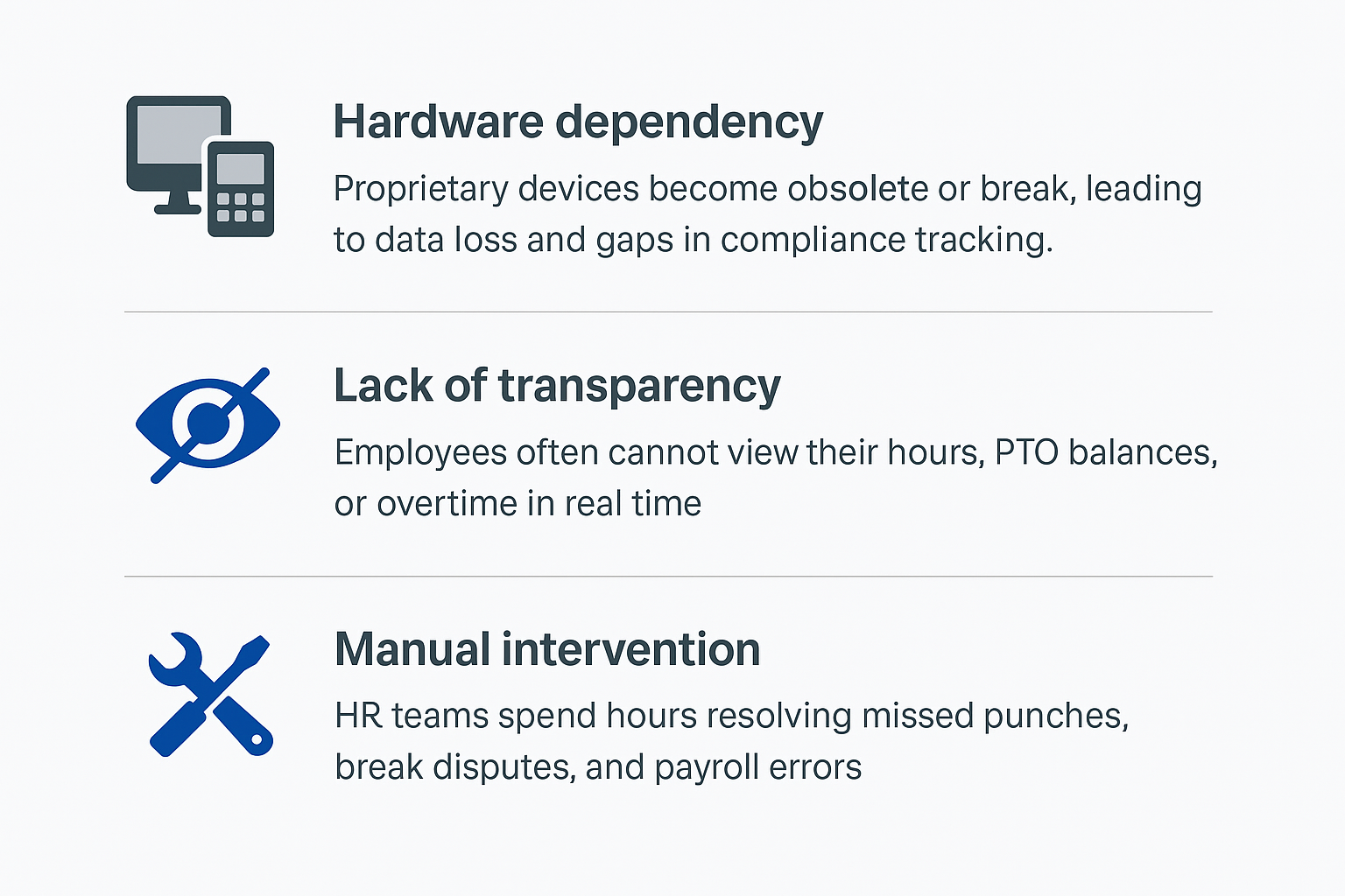 Why Traditional Timekeeping Systems Fall Short