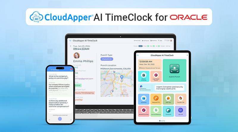 Oracle Webclock Time Clock for Oracle - Tablet/iPad App For Clock-In & Out