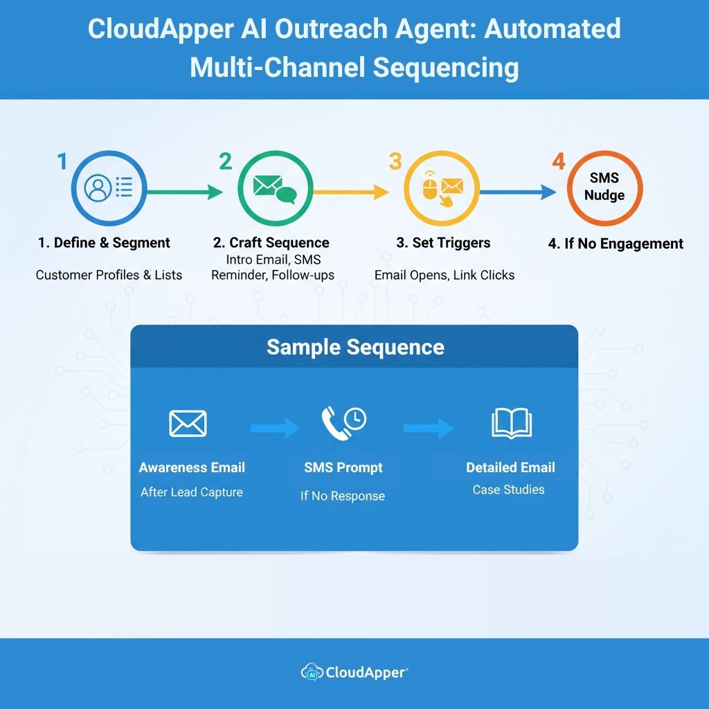 Automated Multi-Channel Sequencing in CloudApper AI Outreach Agent