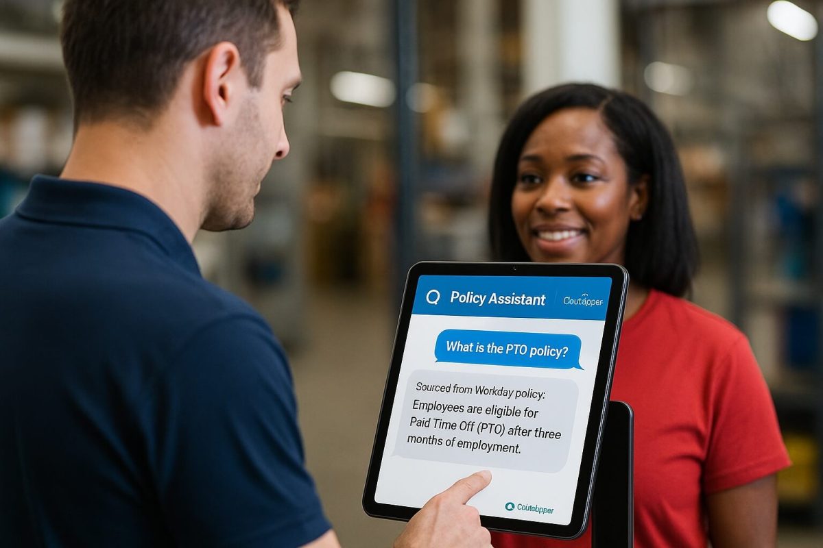 Make Workday Policy Documents Answer Directly to Employees with CloudApper AI TimeClock Chatbot