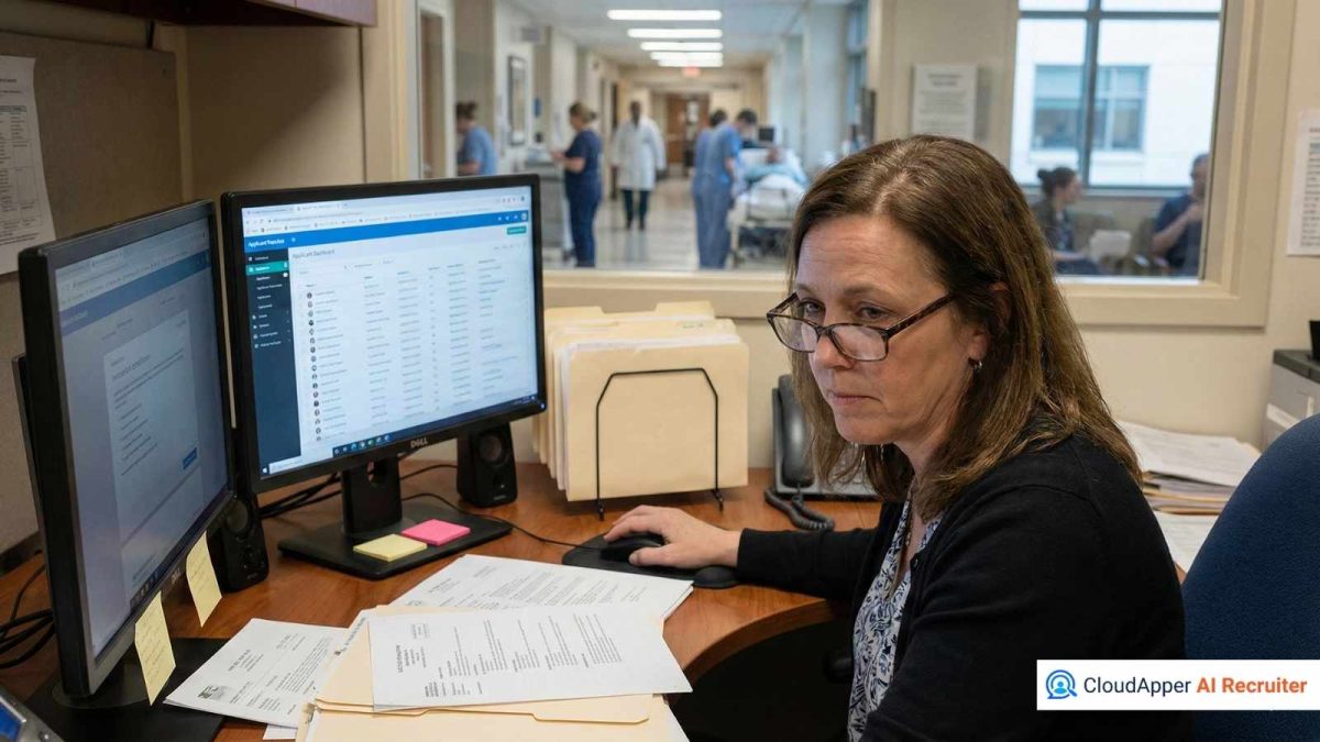 AI Recruiter Benefits for Hospitals Managing High Applicant Volume