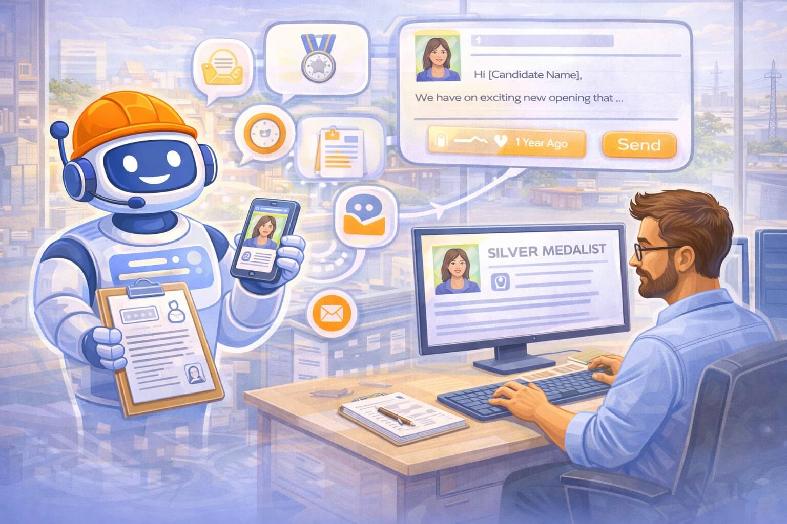 How to Re-Engage Silver Medalist Candidates with AI Automation