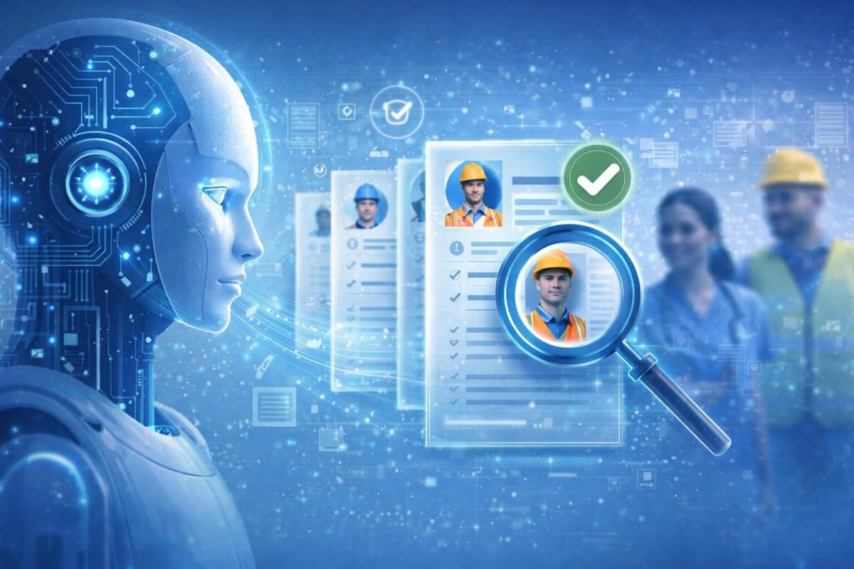 Automation Bias from Resume Screening with AI for Frontline Roles