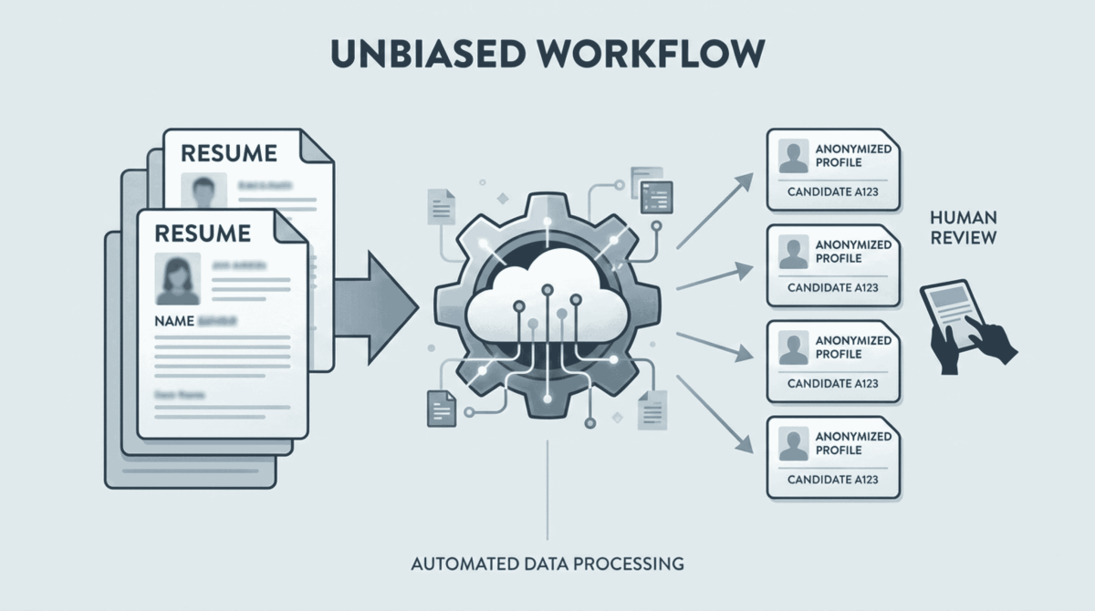 blind resume screening automation for unbiased hiring