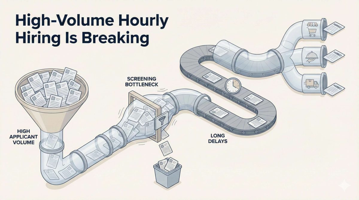high-volume hourly hiring systems under pressure
