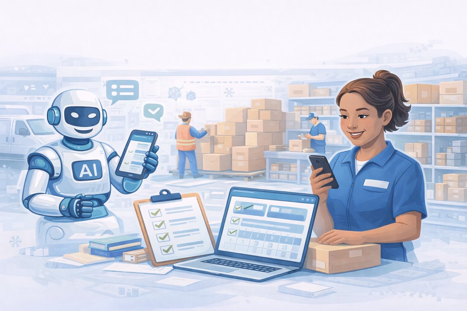 How to Scale Seasonal Hiring for Retail and Logistics with AI Chatbots