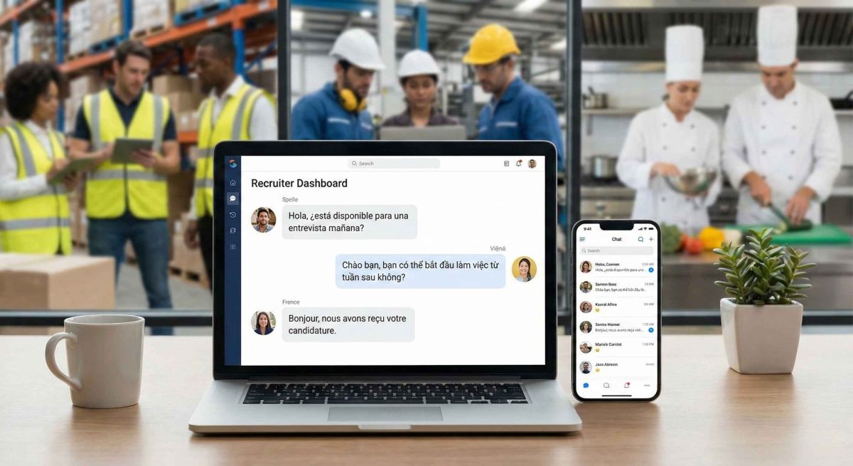 Multilingual AI Recruiting Automation enabling diverse workforce hiring