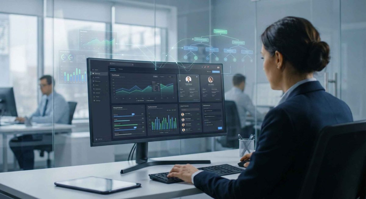 Recruiter using transparent AI hiring insights to Prevent Candidate Backlash