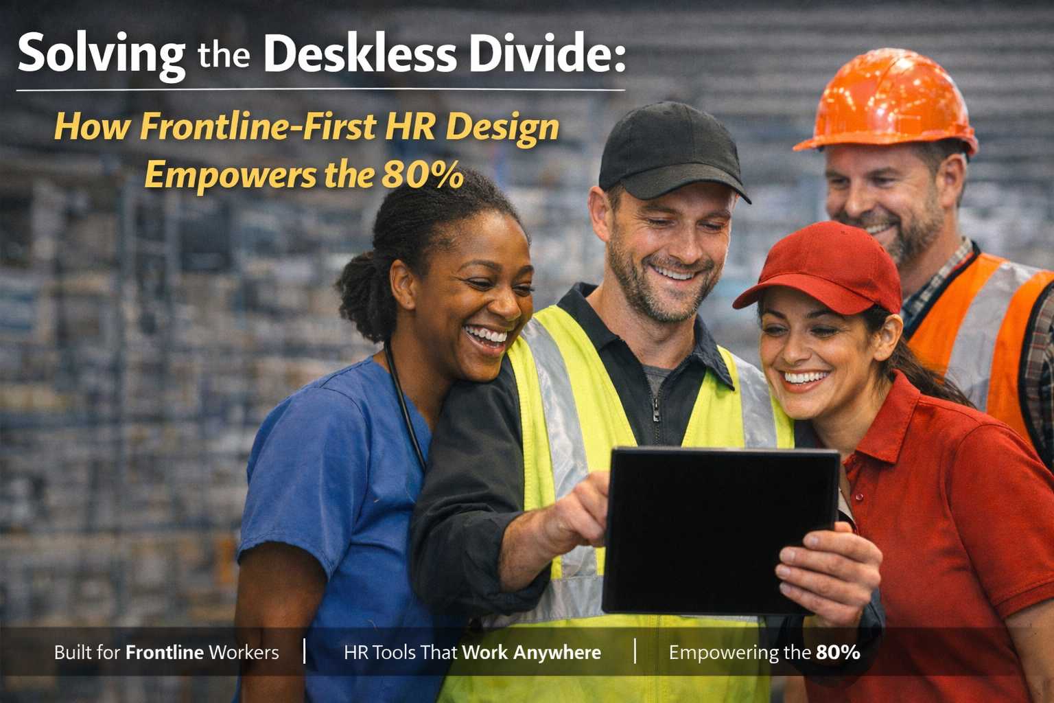 Solving the Deskless Divide How Frontline-First HR Design Empowers the 80%