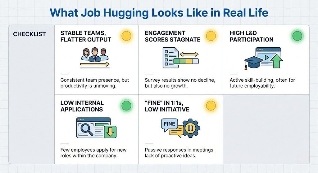 What Job Hugging Looks Like in Real Life