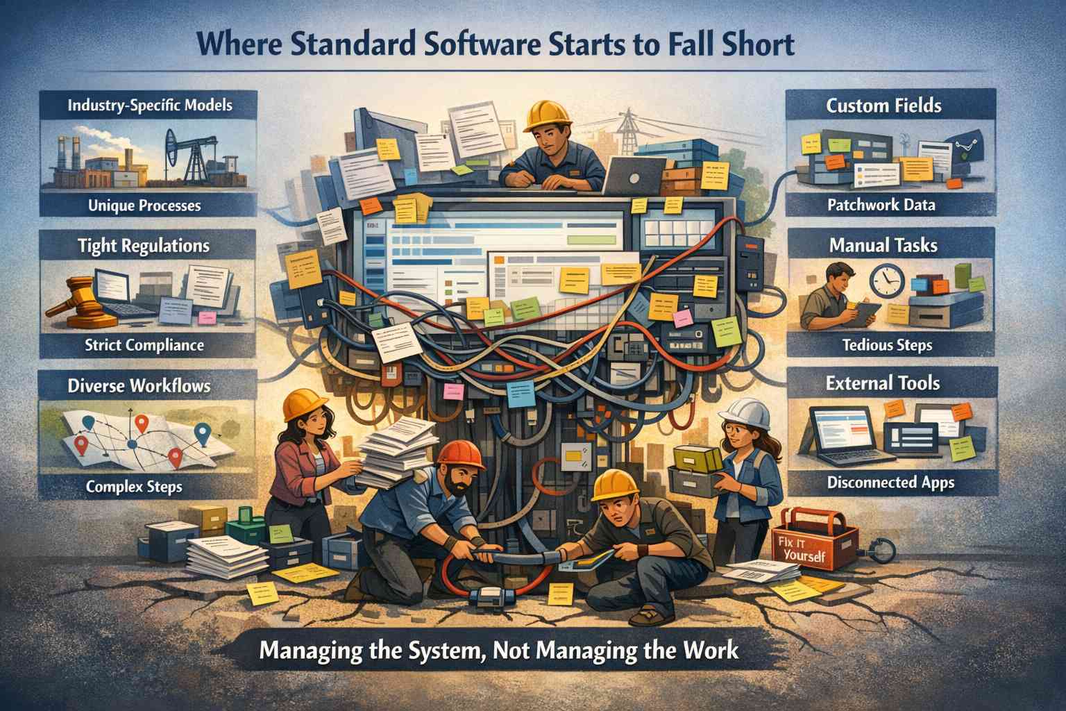 Where Standard Software Starts to Fall Short