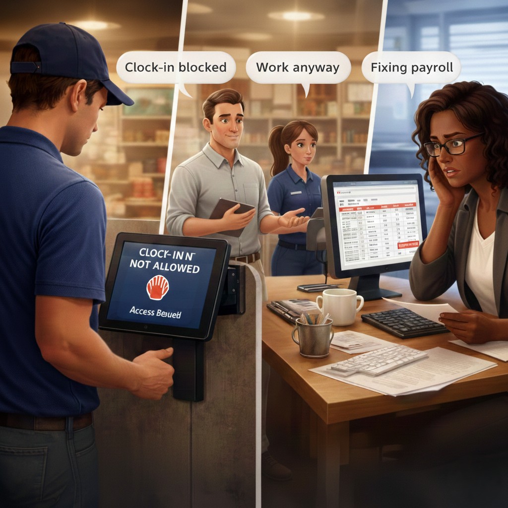 Why Blocking Unscheduled Clock-Ins Usually Makes Things Worse