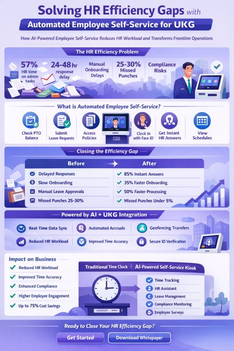 Solving HR Efficiency Gaps with Automated Employee Self-Service for UKG