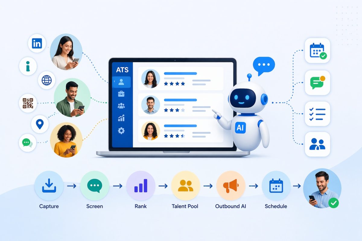 Why Your ATS Isn't Enough How AI Recruiter Automates Hiring from First Touch to Interview