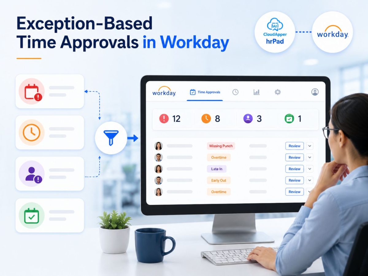 How to Set Up Exception-Based Time Approvals in Workday