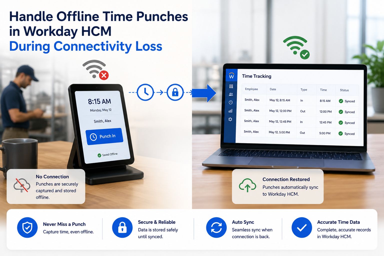 How to Handle Offline Time Punches in Workday During Connectivity Loss