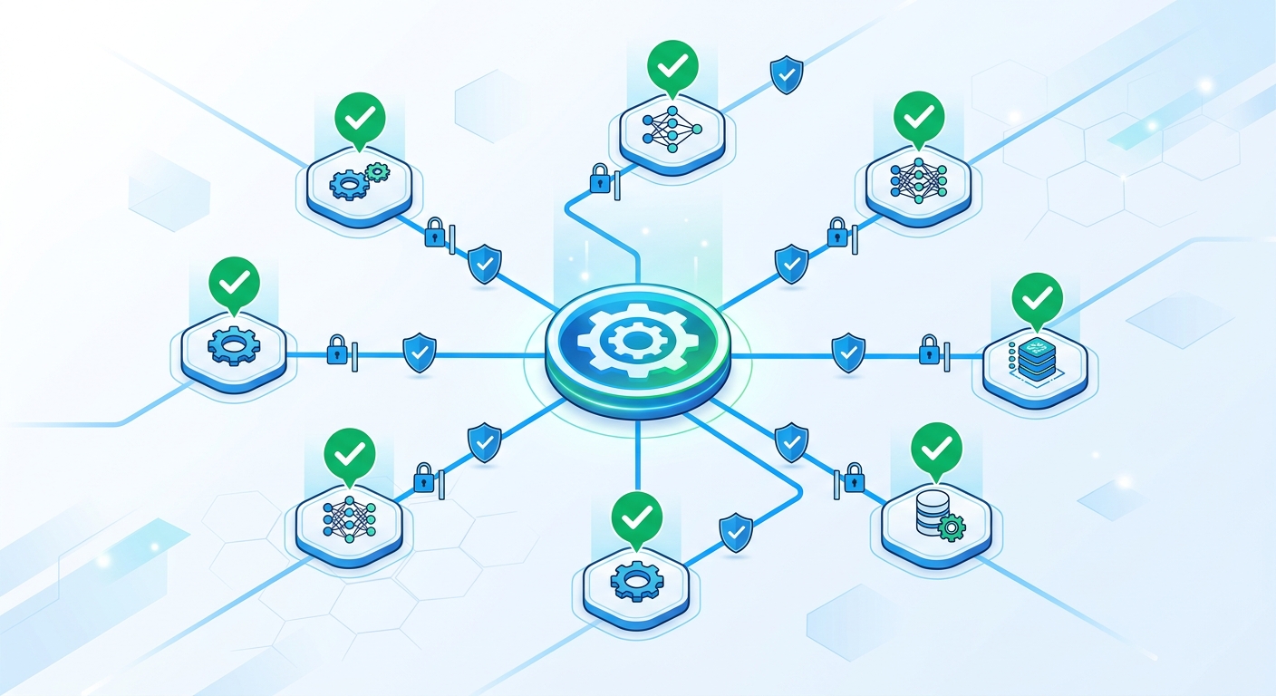 Governed agentic workflow with compliance controls and audit trail