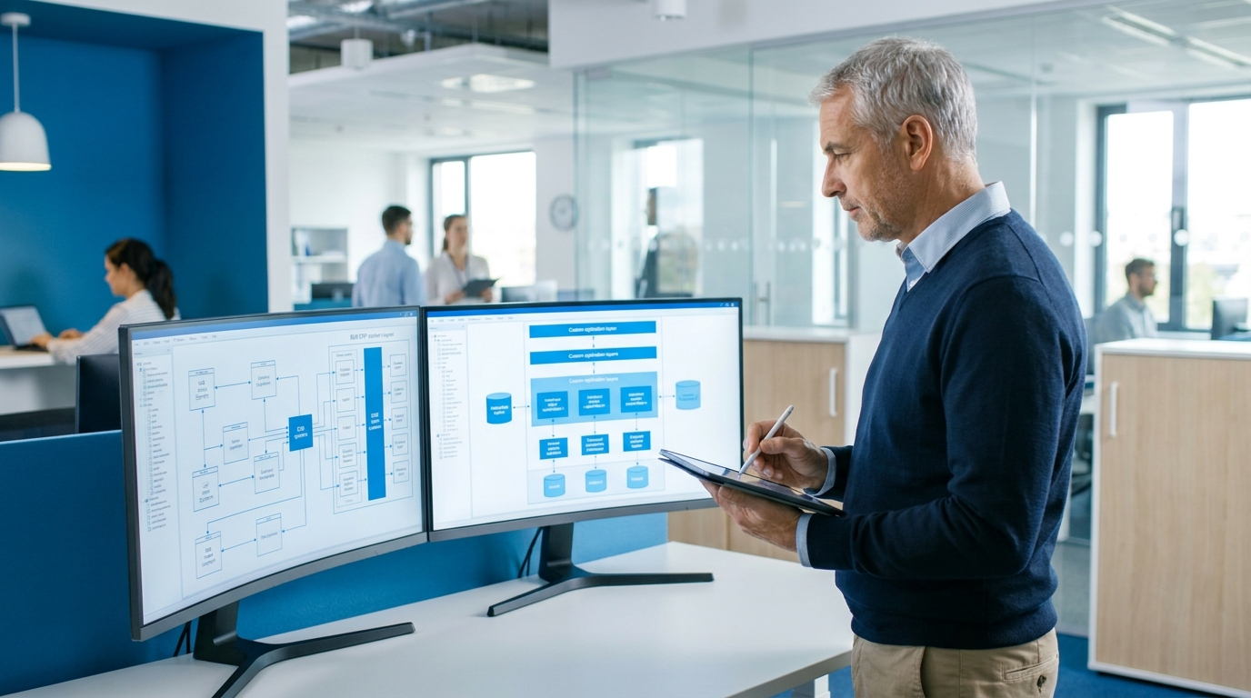 Oracle ERP custom application development governance enterprise IT