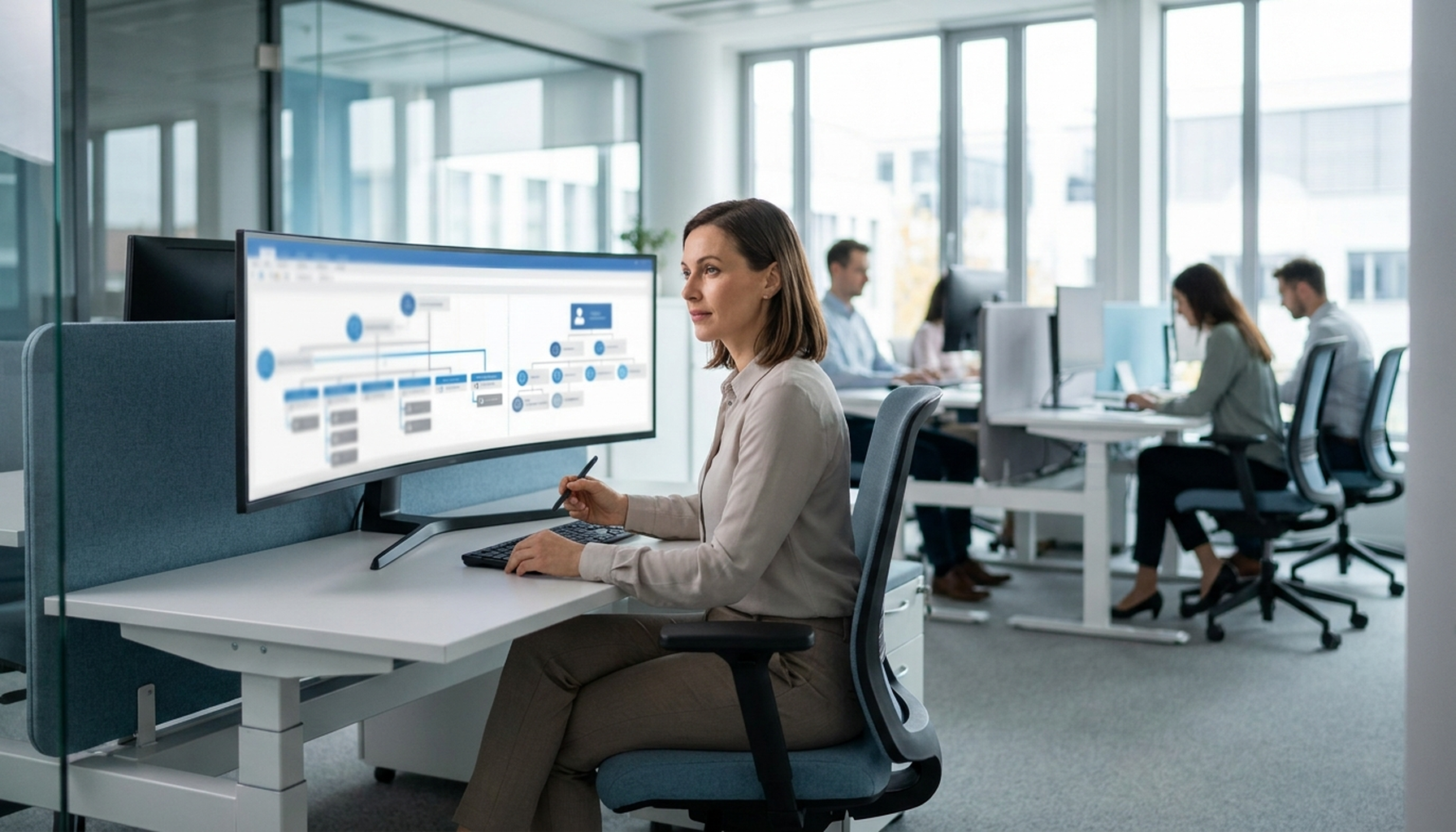 HR admin reviewing manager delegation coverage in Workday