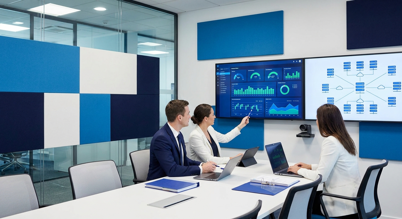 Retail IT compliance team reviewing PCI DSS internal application documentation