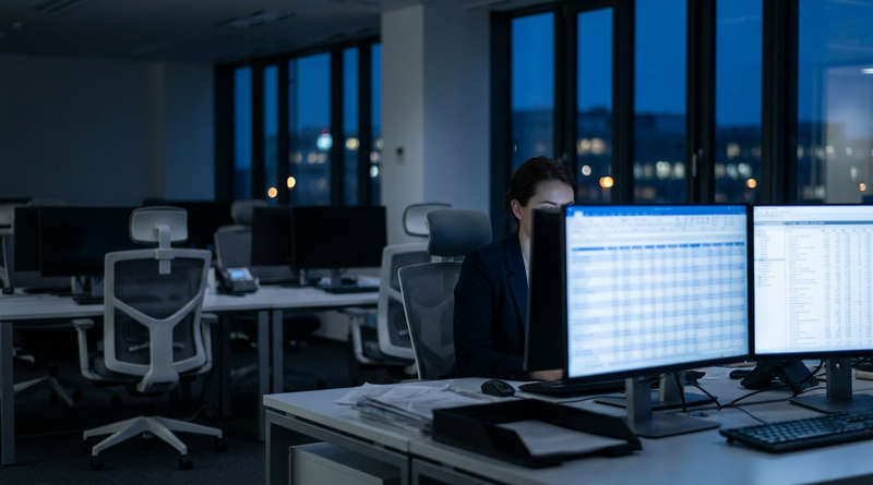 HRIS analyst running a late night Workday EIB mass load