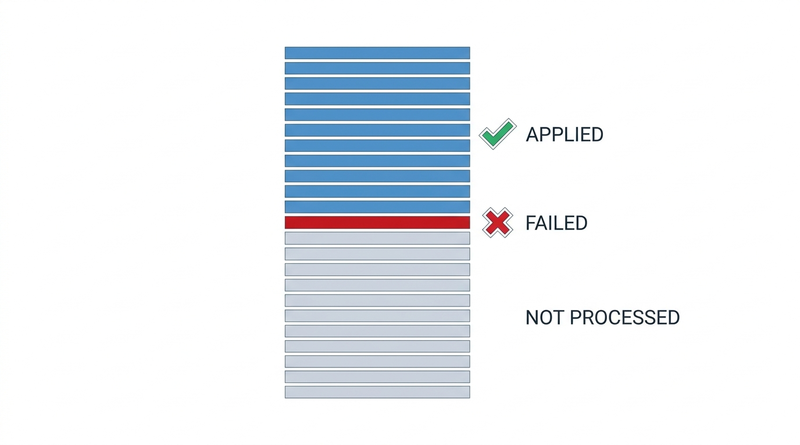 Workday EIB partial failure leaves rows applied failed unprocessed